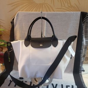 New Longchamp White tote bag